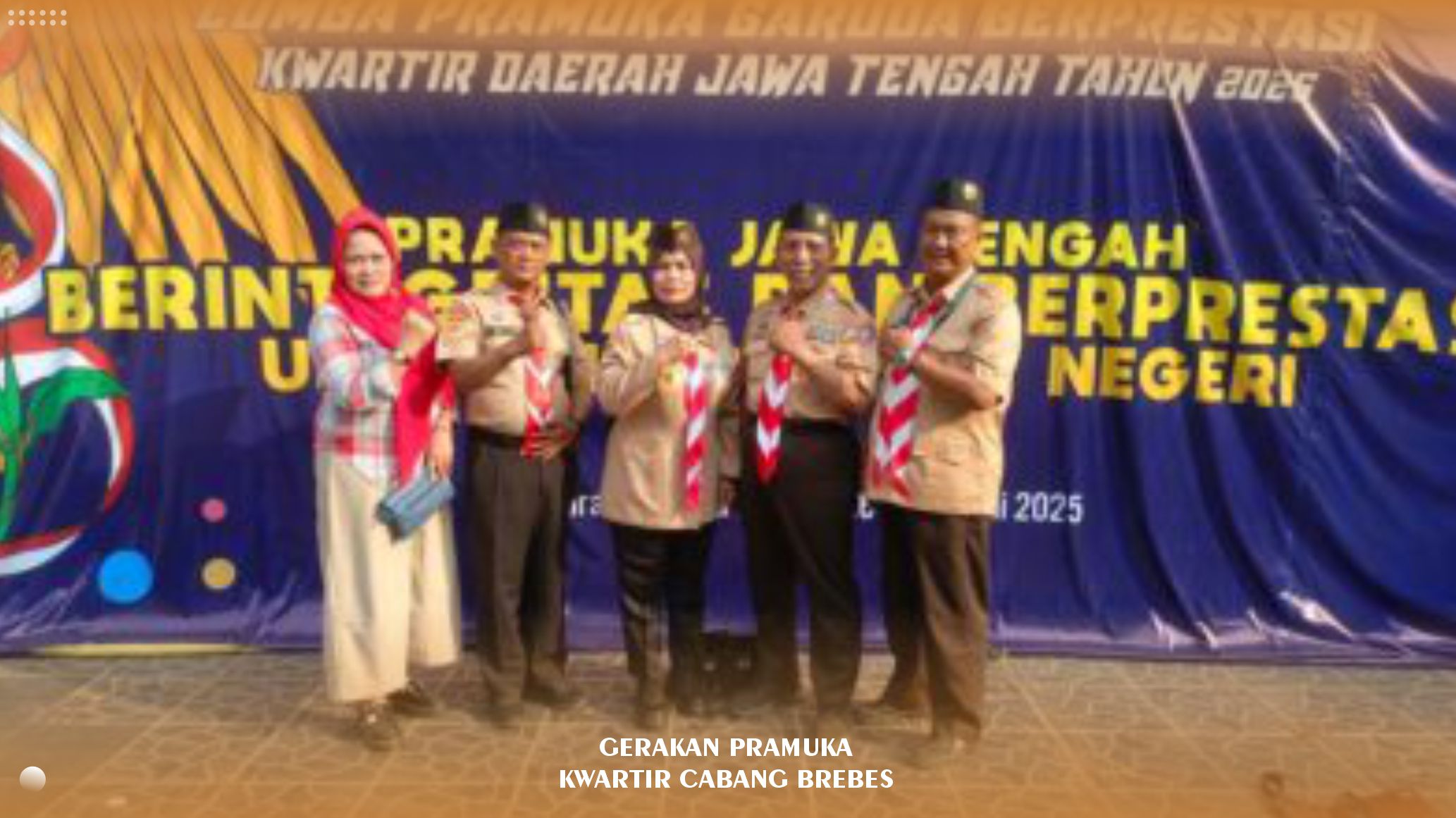 KWARCAB BREBES IKUTI LOMBA PRAMUKA GARUDA BERPRESTASI TINGKAT KWARDA JATENG 2